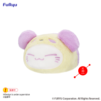 Nemuneko Cat Pastel Panda Big Plush Toy -Purple- 1