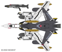 1/72 VF-0S GERWALK w/GHOST "MACROSS ZERO" 2