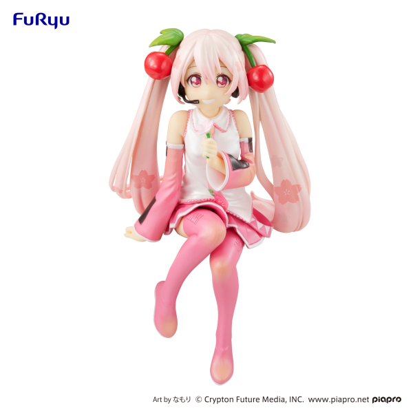 Hatsune Miku Noodle Stopper Figure -Sakura Miku 2022 Pearl Color-
