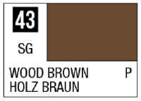 Mr. Color 43 - Wood Brown (Semi-Gloss/Primary) 1