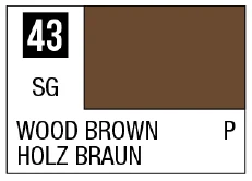 Mr. Color 43 - Wood Brown (Semi-Gloss/Primary)