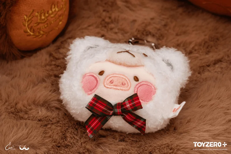 TOYZEROPLUS LuLu the Piggy - Teddy LuLu Multi-usage Keychain (White) - LuLu The Piggy