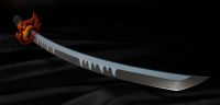 NICHIRIN SWORD (TANJIRO KAMADO) KYOJURO RENGOKU’S SWORD GUARD ver. "Demon Slayer: Kimetsu no Yaiba", TAMASHII NATIONS PROPLICA 3