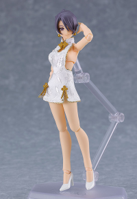 figma Styles Mini Skirt Chinese Dress (White) 6