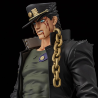 Anime "JoJo's Bizarre Adventure: Stardust Crusaders" FIGURE MUSEUM  Jotaro Kujo 1/8 Scale Figure		 8