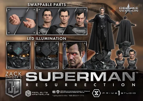 Prime 1 Studio Real Elite Masterline Justice League (Film) Superman "Resurrection" Zack Snyder's Justice League Deluxe Version - DC Comics