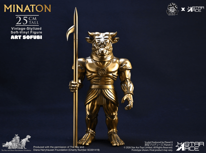 Minaton Vintage-Stylized Soft-vinyl Figure	