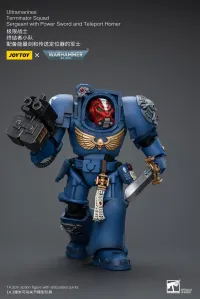JOYTOY Ultramarines Terminator Squad Sergeant with Power Sword and Teleport Homer - Warhammer 40K - photo 8