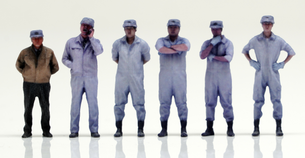 Mobile Police Patlabor 1/60 scale Shinohara Heavy Industries employee 6 body set