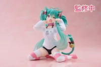 TAITO Hatsune Miku Desktop Cute Figure (Cat Ear T-Shirt Ver.) - Hatsune Miku - photo 1