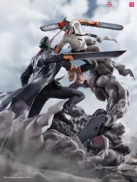 SEGA CHAINSAW MAN Super Situation Figure Chainsaw Man vs. Samurai Sword - Chainsaw Man - photo 11