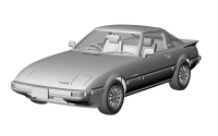 [HC52] 1:24 MAZDA SAVANNA RX-7 (SA22C) LATE VERSION TURBO GT 27