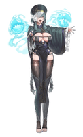 Hopping Vampire Clothed Only Ver. 14