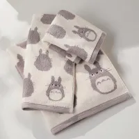 Marushin Big Grey Totoro - Studio Ghibli Silhouette Series (Bath Towel) - Studio Ghibli - photo 2