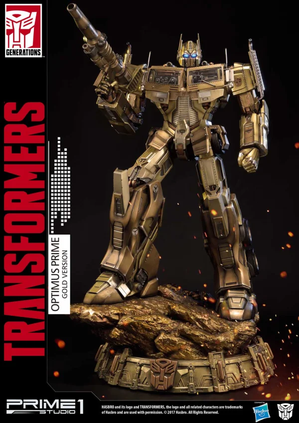 Prime 1 Studio Premium Masterline Transformers: Generation 1 Optimus Prime Gold Version - Transformers