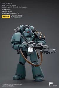 JOYTOY Sons of Horus MKVI Tactical Squad Legionary with Bolter & Chainblade - Warhammer 40K - photo 8