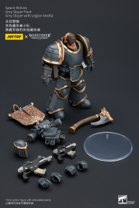 Space Wolves Grey Slayer Pack Grey Slayer With Legion Vexilla 7