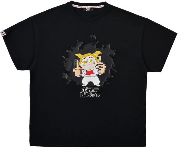 Good Smile Arts Shanghai Pop Team Epic T-Shirt: Popuko Fire S - POP TEAM EPIC