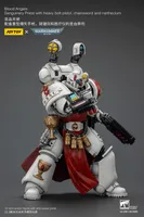 JOYTOY Blood Angels Sanguinary Priest with Heavy bolt pistol, chainsword and narthecium - Warhammer 40K - photo 2