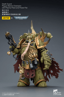 Death Guard Plague Marine Champion with Plasma Pistol and Power Fist 4