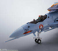VF-0A PHOENIX(SHIN KUDO USE) ＋ QF-2200D-B GHOST "MACROSS ZERO", TAMASHII NATIONS HI-METAL R 15