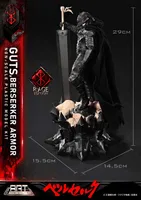 Prime 1 Studio BUILD ART MASTERLINE Berserk Guts Berserker Armor "Rage" Plastic Model Kit [Pre-Assembled & Pre-Painted] - Berserk - photo 3