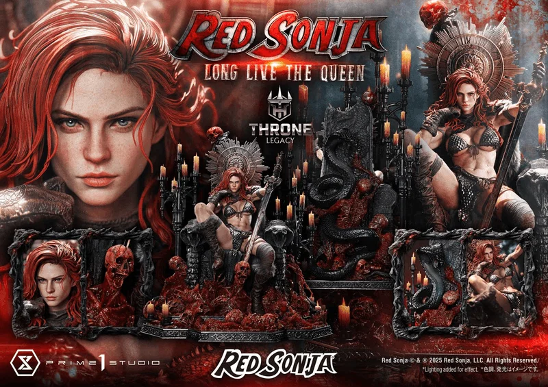 Prime 1 Studio Throne Legacy Red Sonja Red Sonja : Long Live the Queen			 - Red Sonja