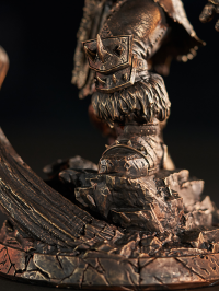 Blizzard World of Warcraft® Grommash Hellscream 1/10 Scale Bronze-Colored Edition Statue 18