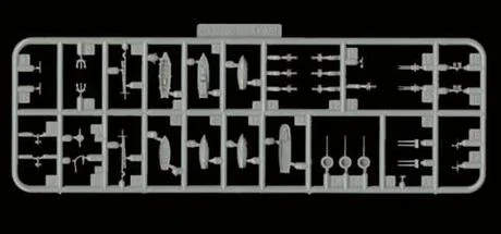 Fujimi [G-up No57] 1/700 IJN GUN  & BOAT SET - Kit Accessories