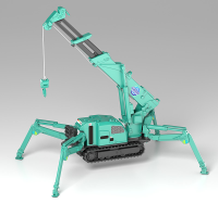 MODEROID MAEDA SEISAKUSHO Spider Crane (Green)(re-run) 7