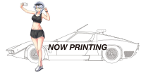 1/24 Wild Egg Girls LAMBORGHINI JOTA SVR “Sasha Ilyushina” w/FIGURE 2