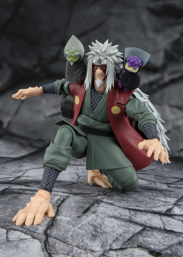JIRAIYA -Hidden Leaf Heroic Master Sage- (Sage Mode Set) "NARUTO", TAMASHII NATIONS S.H.Figuarts