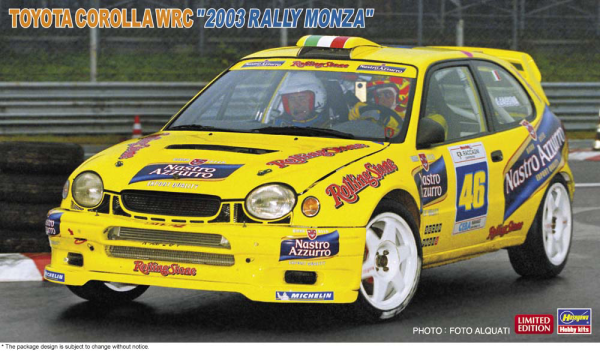 1/24  TOYOTA COROLLA WRC "2003 RALLY MONZA"