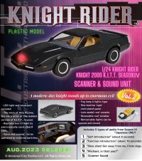 Aoshima 1/24 KNIGHT RIDER KNIGHT 2000 K.I.T.T. SEASON Ⅳ SCANNER & SOUND UNIT - Knight Rider - photo 10