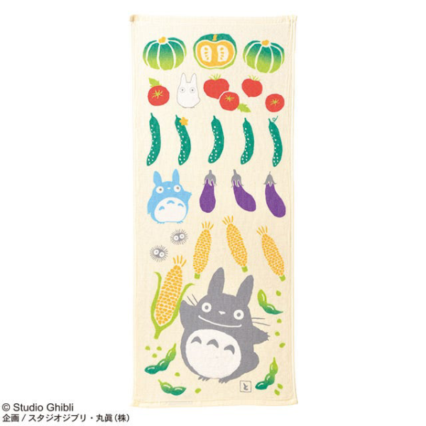 My Neighbor Totoro Vegetable - Ghibli Imabari Gauze Series (Face Towel)