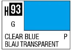 GSI Creos AQUEOUS HOBBY COLOR - H93 GLOSS CLEAR BLUE (PRIMARY)