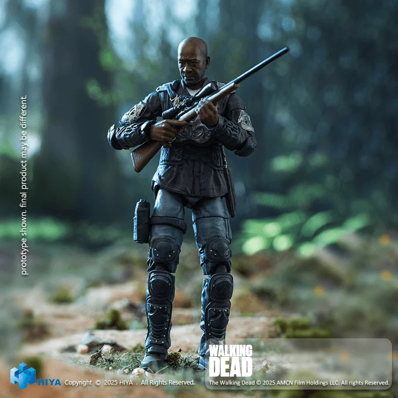 HIYA TOYS 1/18 Scale 4 Inch The Walking Dead Morgan - The Walking Dead