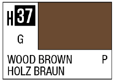 AQUEOUS HOBBY COLOR - H37 GLOSS WOOD BROWN (PRIMARY)
