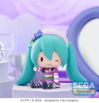 SEGA fuwa petit Hatsune Miku x Love and Berry Dress Up and Dance! Chibi Figure Sparkly Purple - Hatsune Miku - photo 4
