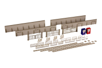 1/80 Scale Paper Kit Town CornerAccessory Series vol.1 2