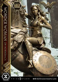 Prime 1 Studio Museum Masterline Wonder Woman (Film) Wonder Woman on HorseBack Gold Version - DC Comics - photo 26