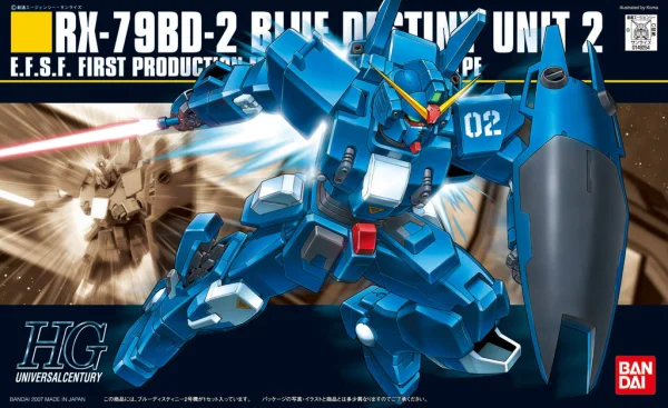 BANDAI HOBBY HGUC 1/144 #77 Blue Destiny 2 - Mobile Suit Gundam: OVAs and Side Stories