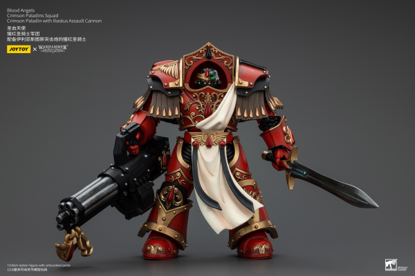 Blood Angels Crimson Paladins Squad Crimson Paladin with Iliastus Assault Cannon