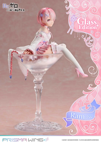 PRISMA WING Re:ZERO -Starting Life in Another World- Ram Glass Edition 1/7 Scale Pre-Painted Figure 6