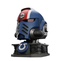 JOYTOY Ultramarines Lieutenant Titus' MKX Helmet & Display Stand - Warhammer 40K - photo 32