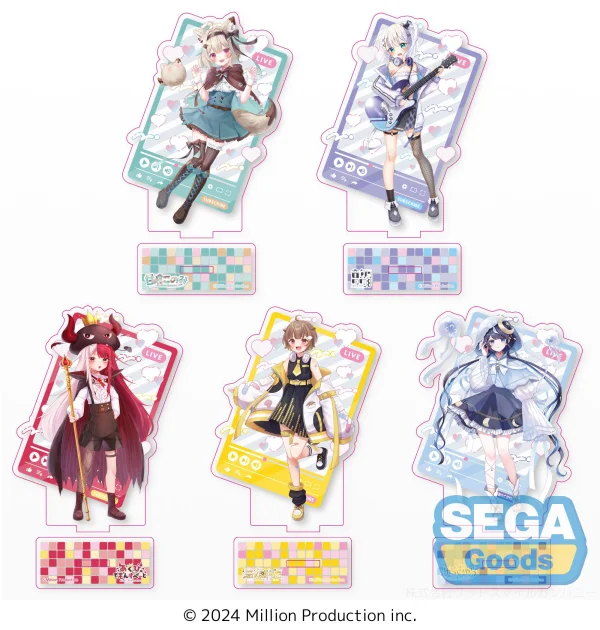 SEGA "Million Production" Clear Stand - Million Production