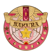 Cardcaptor Sakura 25th Anniversary Metal Badge: Star Wand 4