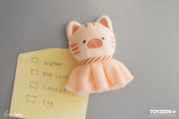 LuLu the Piggy Find Your Way - Kitty Teru Teru Bozu Plush Magnet 1