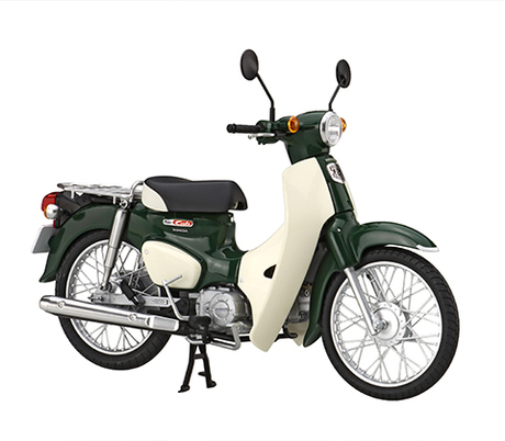 [B-NX-No7] 1/12 Honda Super Cub110 (Tasmania Green Metallic)