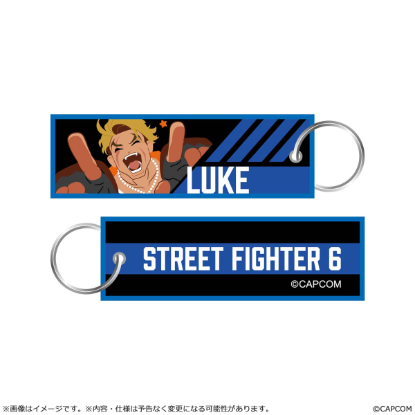 Street Fighter 6 Flight Tag Keychain LUKE